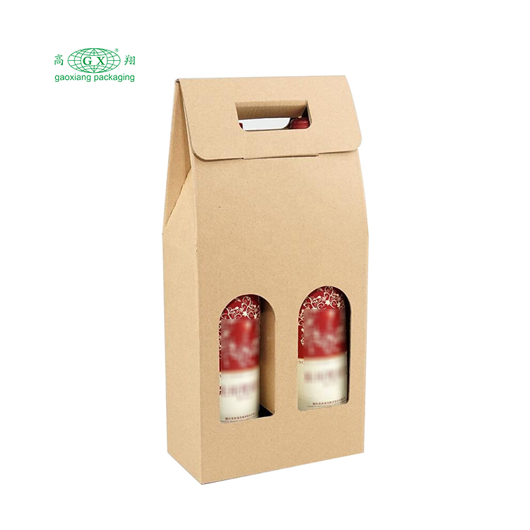 Ambalaj personalizat de înaltă calitate de casă din carton ondulat cutie de vin pentru sticle de bere