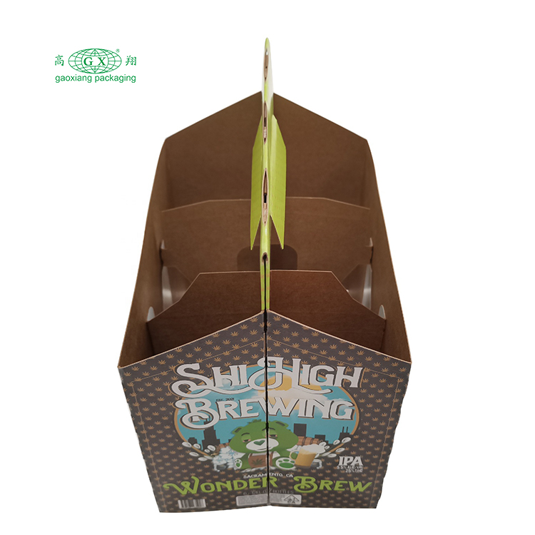 Ambalaj personalizat de înaltă calitate de casă din carton ondulat cutie de vin pentru sticle de bere